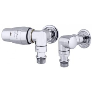 Komplet zaworów trójosiowych termostatycznych