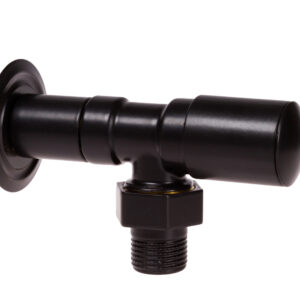 Komplet zaworów czarny matowy